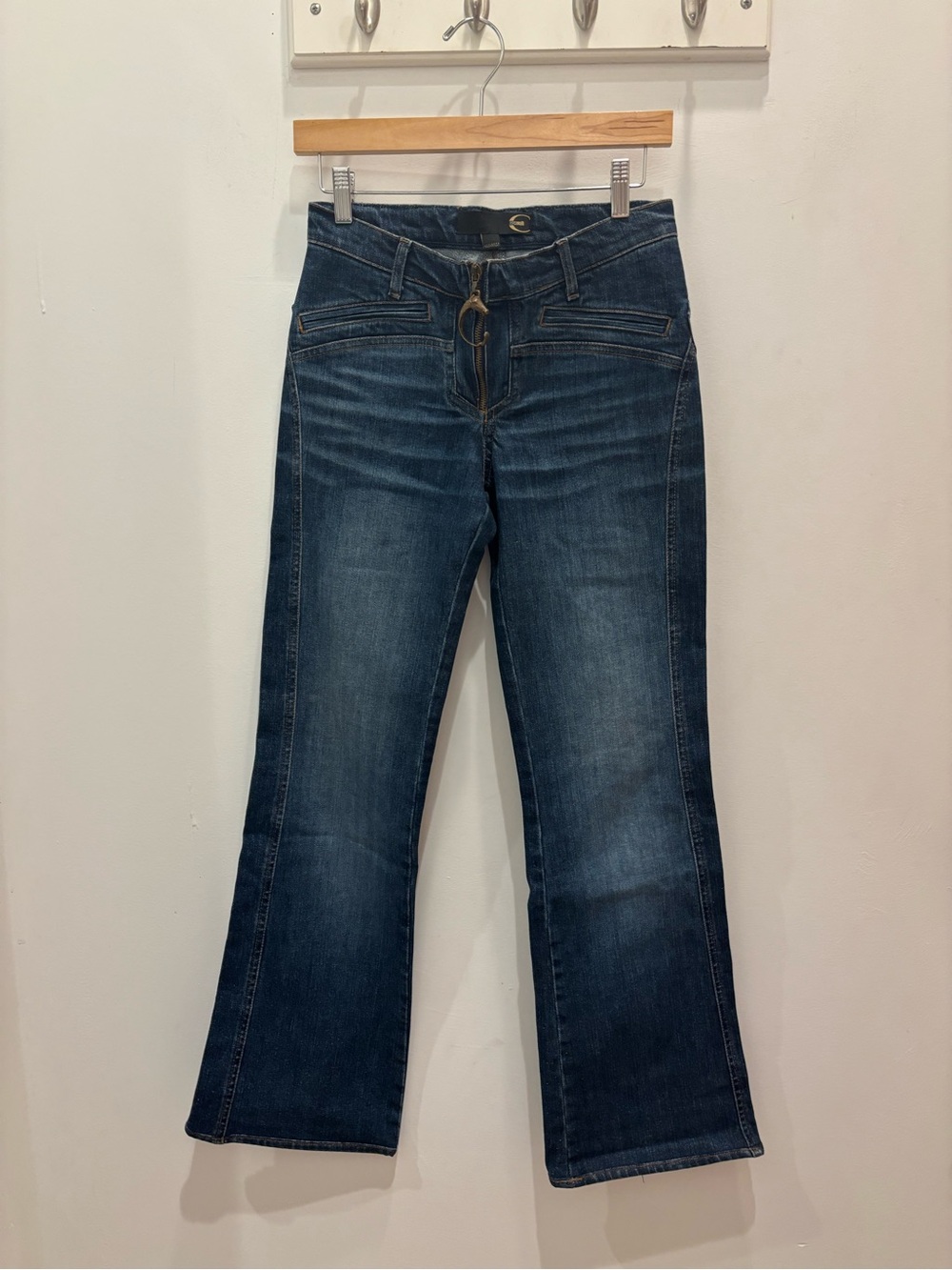 Roberto Cavalli Dark Blue Flare Jeans